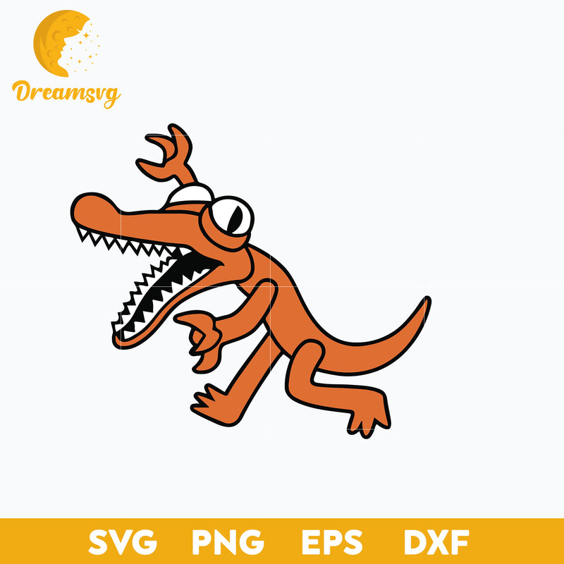 Orange from Rainbow Friends SVG, Funny SVG, PNG DXF EPS Digital File.